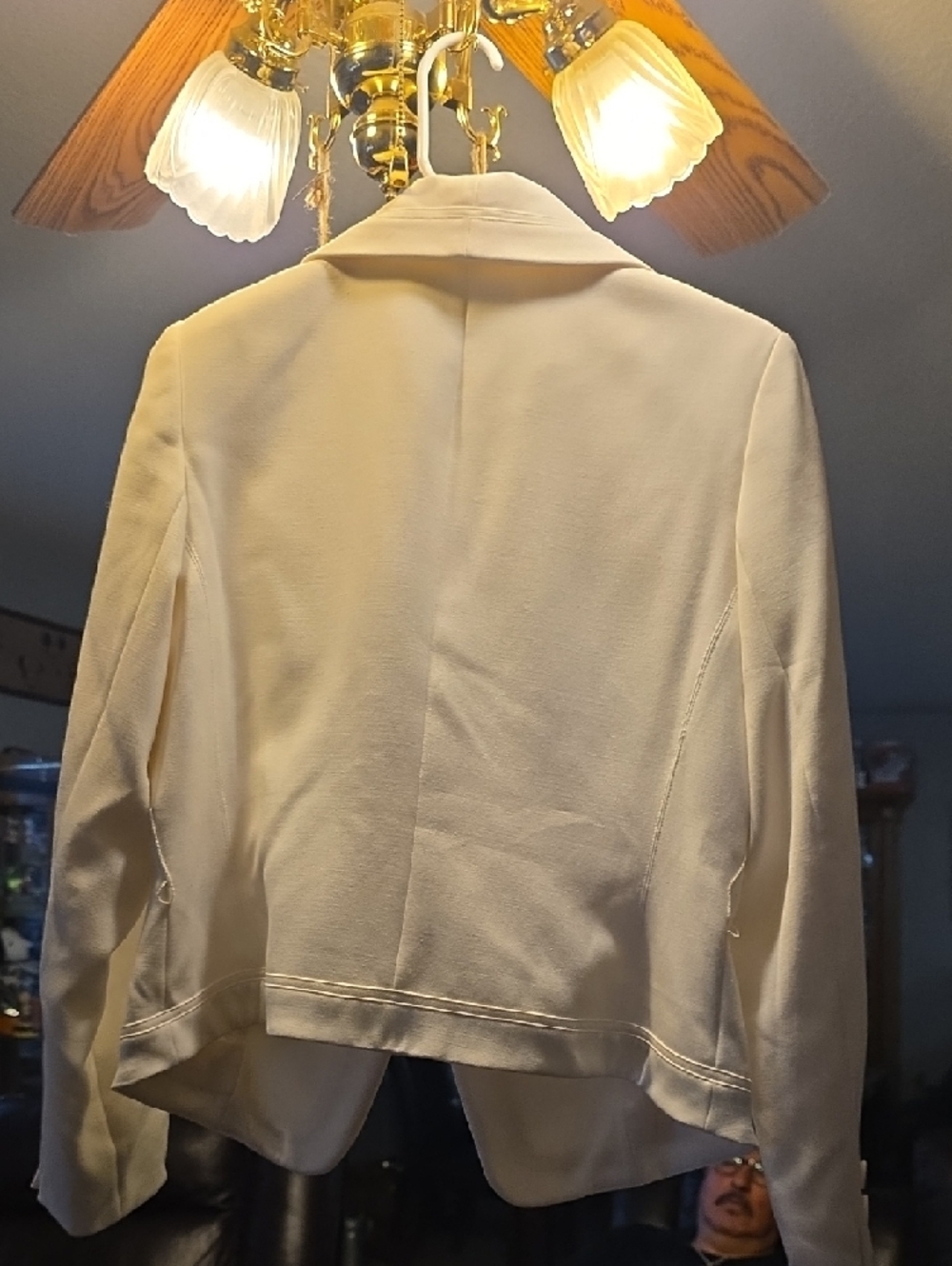 Chaus Cream Shawl-Collar Blazer - Picture 7 of 16